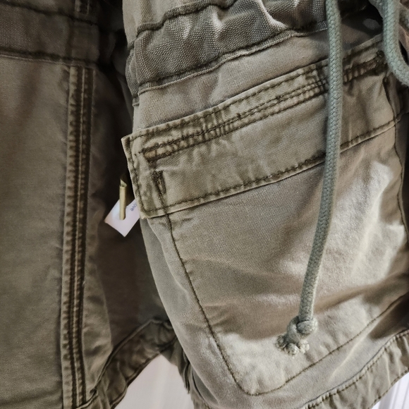 Lucky Brand Army Green Utility Jacket Euc - Picture 4 of 12